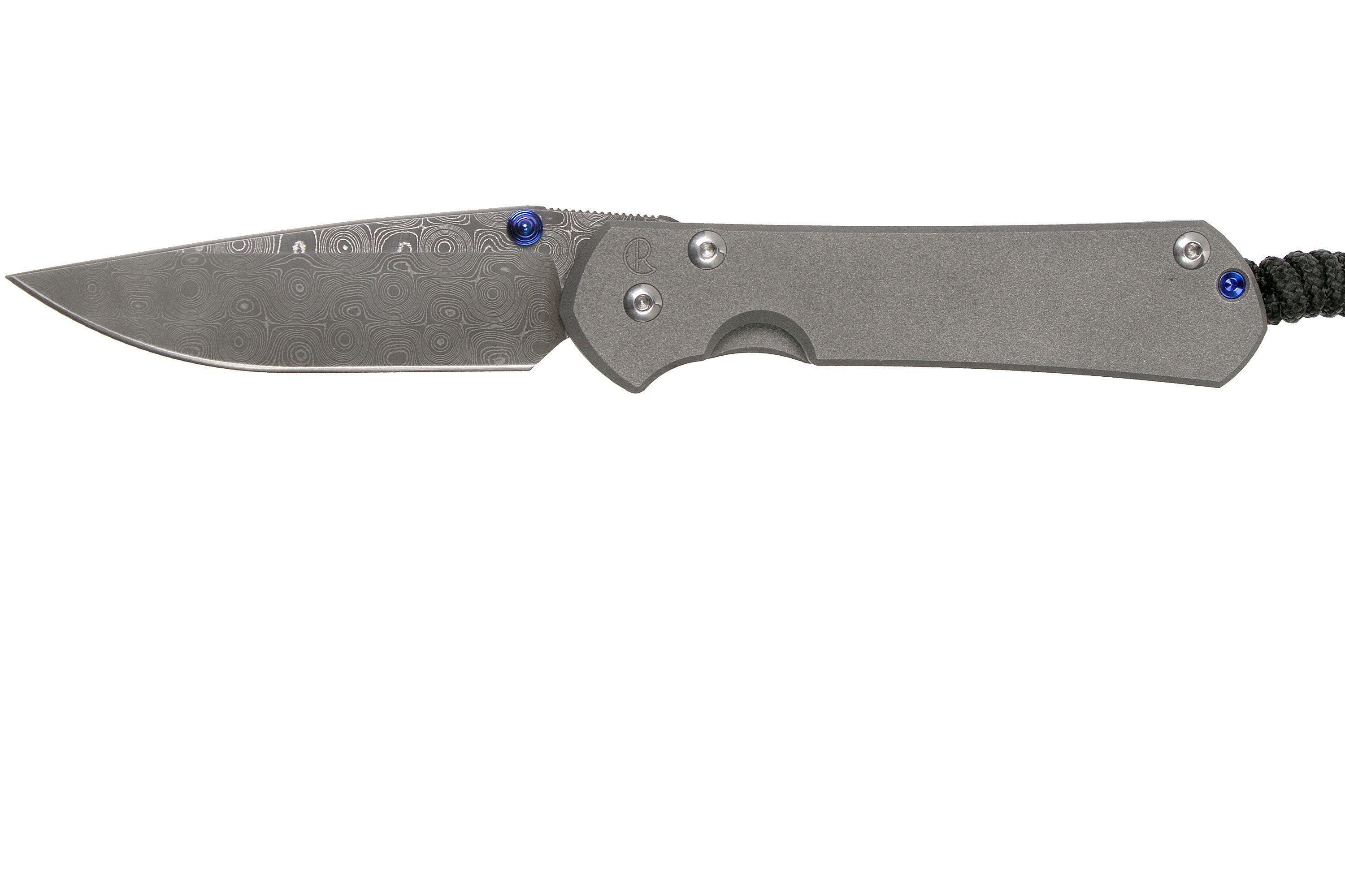 Chris Reeve Sebenza 31 Small Plain, Raindrop Damascus Drop CRS311006