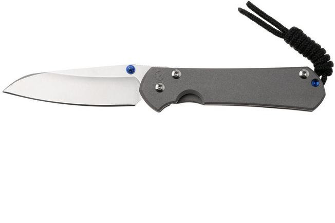 Afbeelding voor Chris Reeve Small Sebenza 31, S31-1008, Stonewashed CPM MagnaCut, Plain Insingo, Sandblasted Titanium zakmes