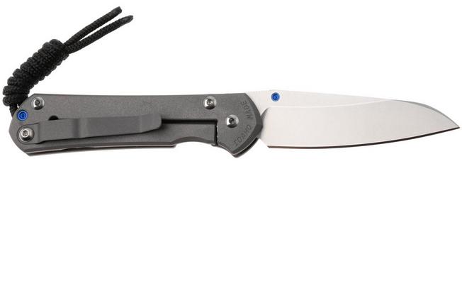 Afbeelding voor Chris Reeve Small Sebenza 31, S31-1008, Stonewashed CPM MagnaCut, Plain Insingo, Sandblasted Titanium zakmes