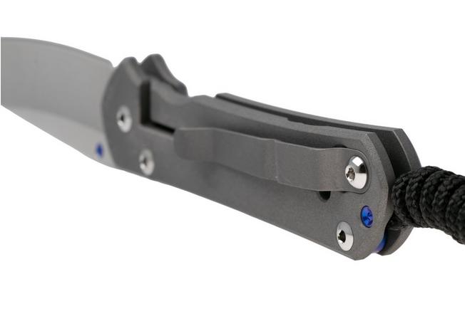 Afbeelding voor Chris Reeve Small Sebenza 31, S31-1008, Stonewashed CPM MagnaCut, Plain Insingo, Sandblasted Titanium zakmes