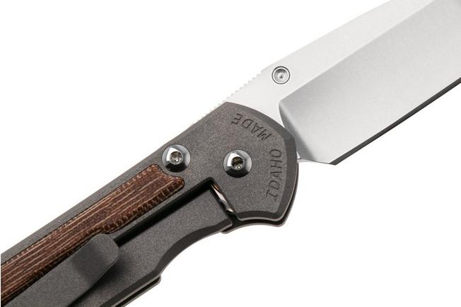 Obraz dla Nóż składany Chris Reeve Sebenza 31 Small Natural Micarta inlay S31-1212