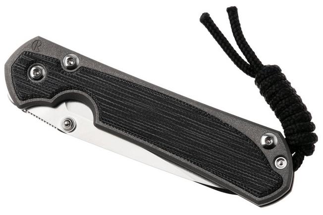 Bild für Chris Reeve Sebenza 31 Small Natural Canvas Micarta Ladder Damascus S31-1220 Taschenmesser