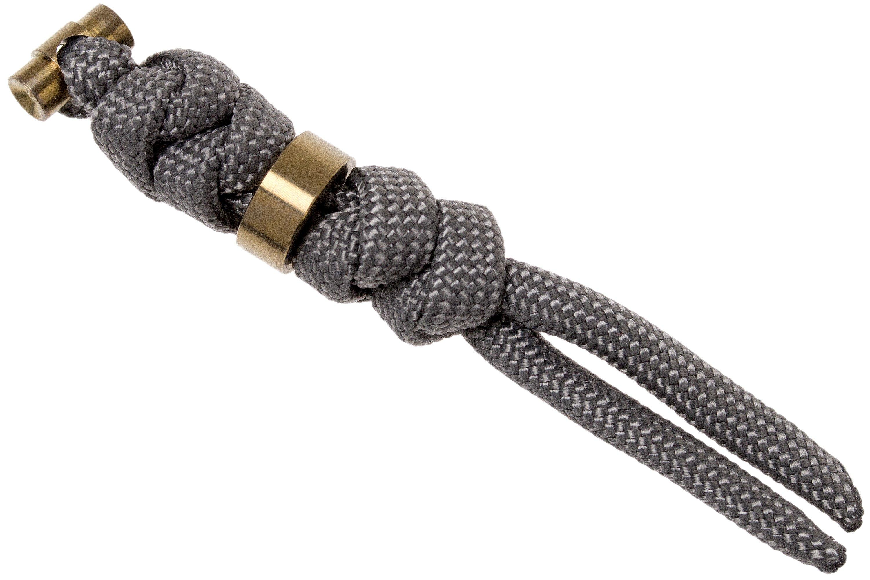 Chris Reeve Small Sebenza Lanyard with bead charcoal/gold S31-7031 ...