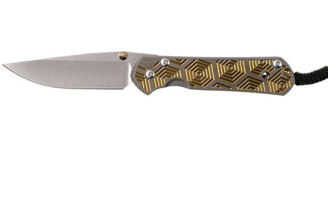 Image for Chris Reeve Large Sebenza 21 Hex in Gold CGG L21-1042