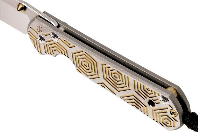 Image for Chris Reeve Large Sebenza 21 Hex in Gold CGG L21-1042