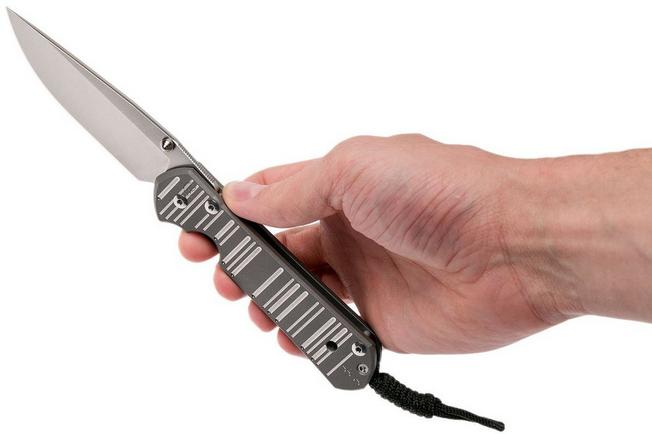 Image for Chris Reeve Large Sebenza 21 Think Twice Code CGG L21-1068 pocket knife