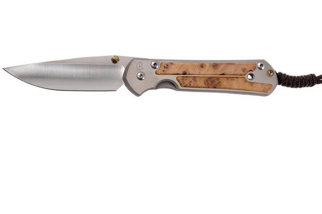 Image for Chris Reeve Large Sebenza 21 Thuya inlay L21-1170 pocket knife