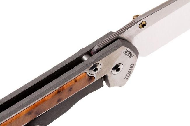 Image for Chris Reeve Large Sebenza 21 Thuya inlay L21-1170 pocket knife