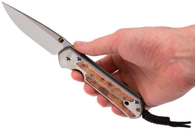 Image for Chris Reeve Large Sebenza 21 Thuya inlay L21-1170 pocket knife