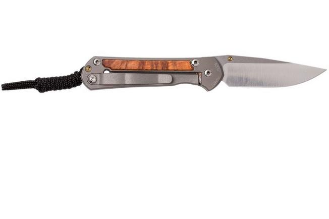 Image for Chris Reeve Small Sebenza 21 Thuya inlay S21-1170 pocket knife
