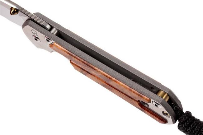 Image for Chris Reeve Small Sebenza 21 Thuya inlay S21-1170 pocket knife