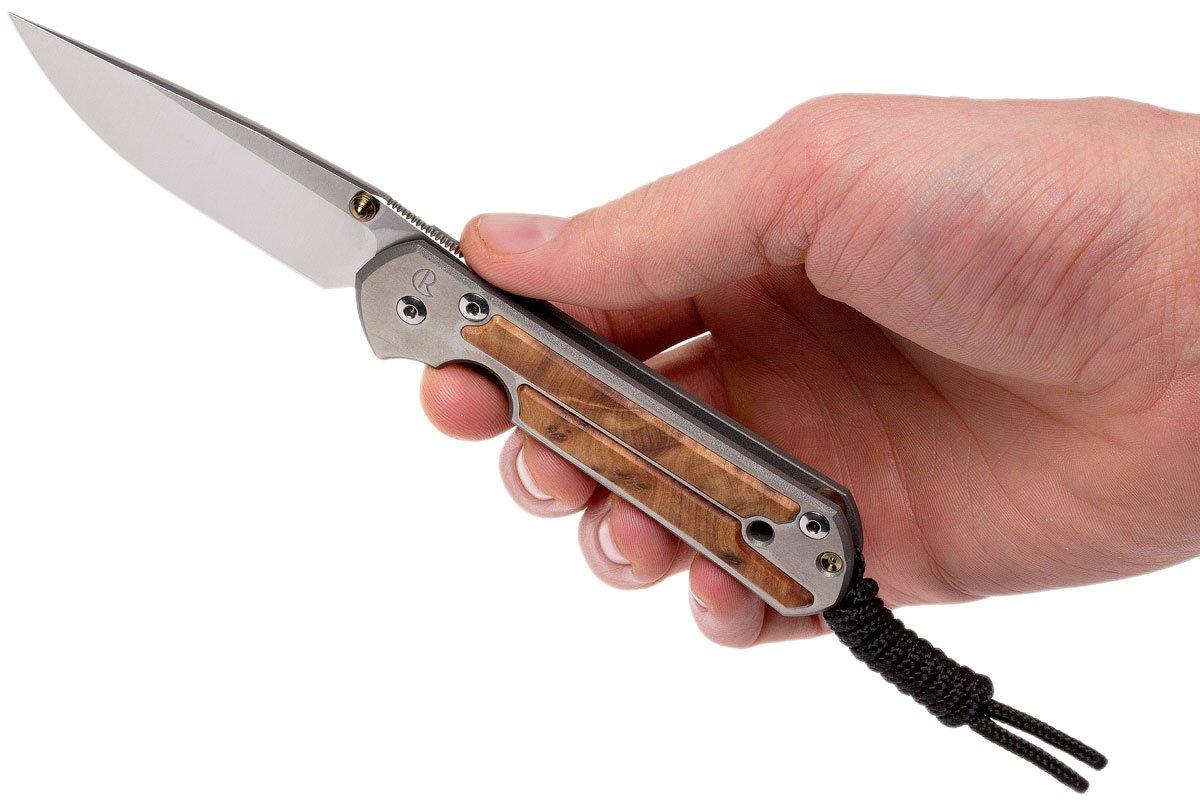 Chris Reeve Small Sebenza 21 Thuya inlay S211170 pocket knife Advantageously shopping at
