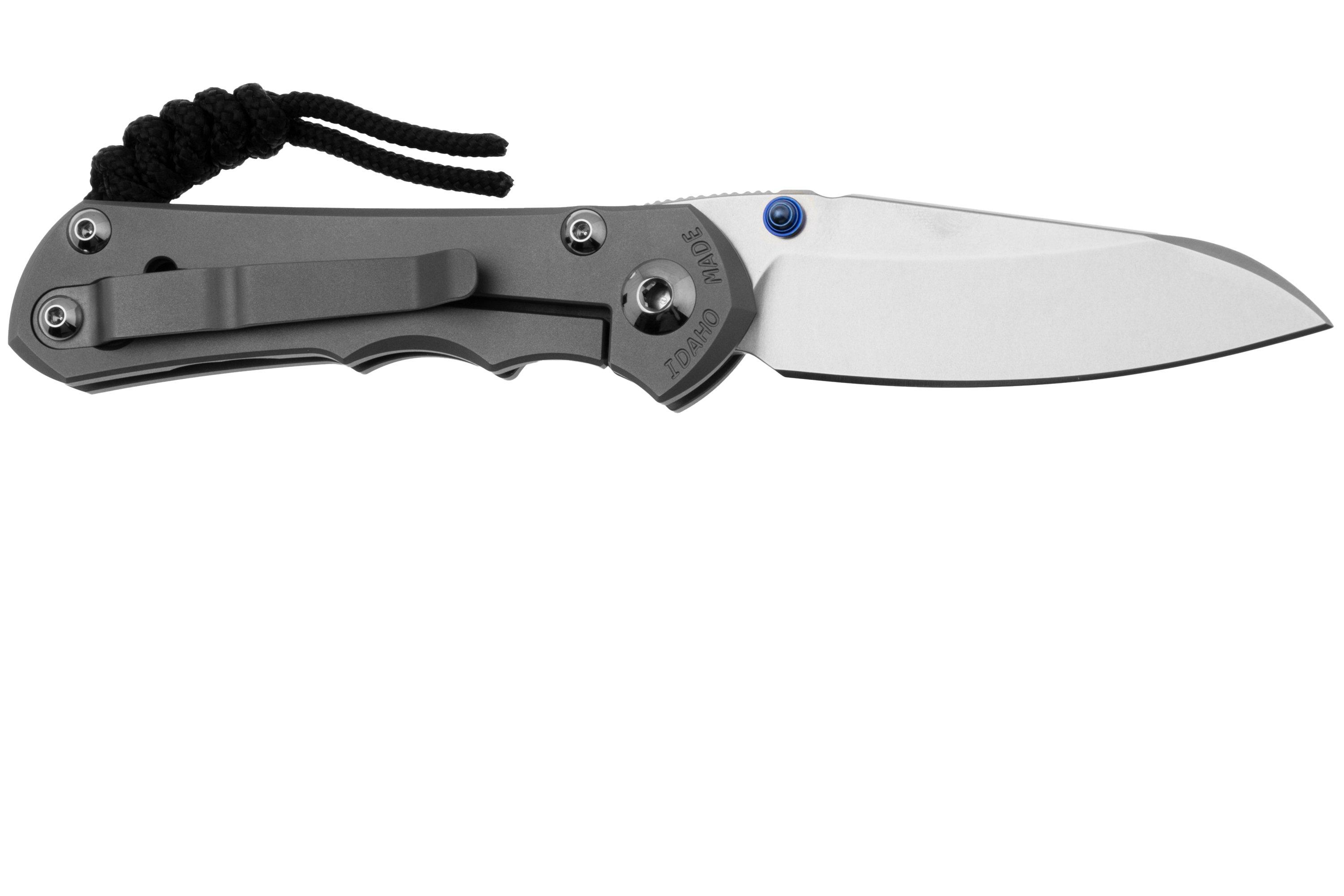 Chris Reeve Small Inkosi SIN1122 MagnaCut Glass Blasted Insingo, Plain