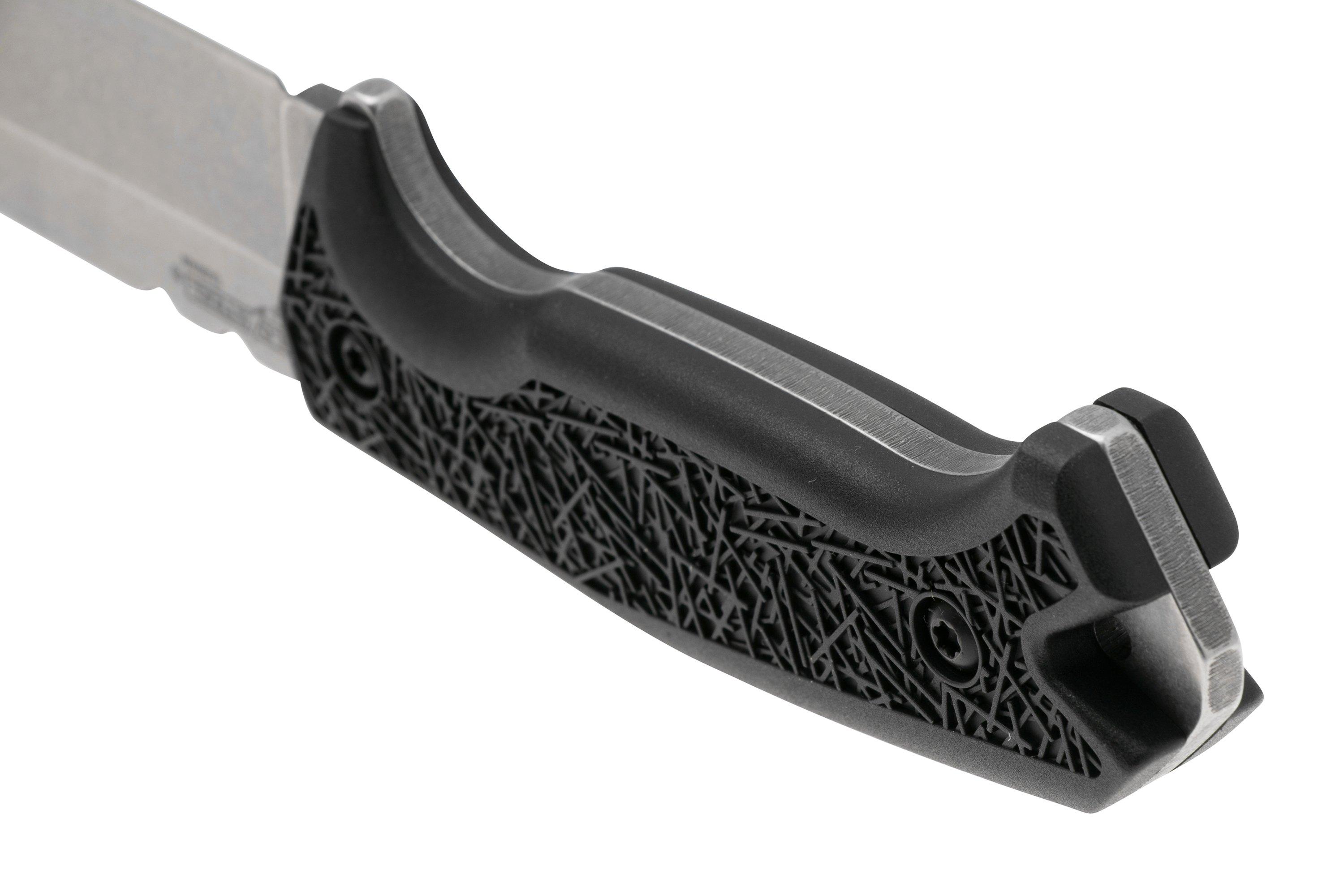 Cold Steel Standard Warcraft Tanto 13SSB, Stonewashed 4034 SS, Black ...