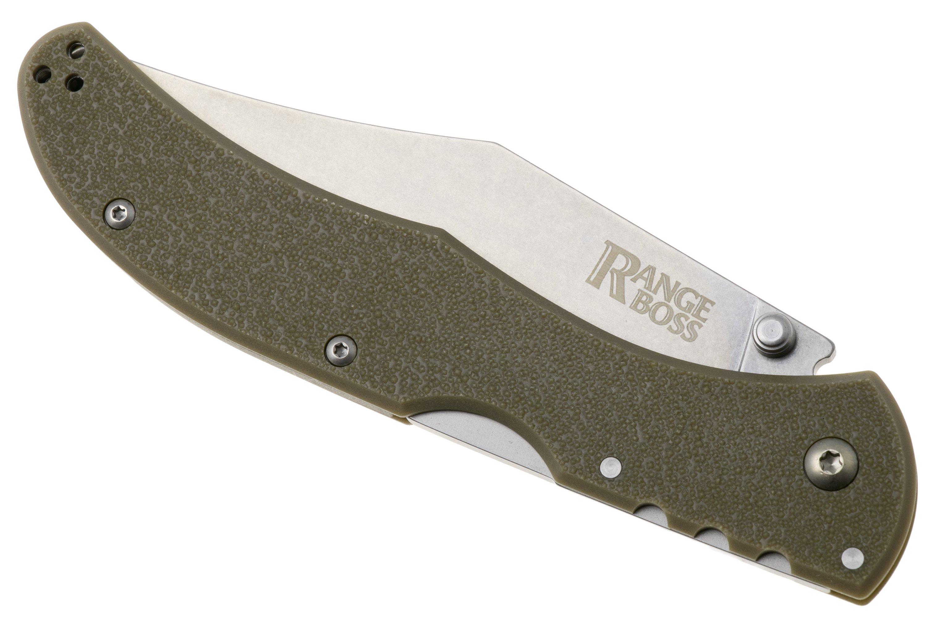 k*e様 BOSSグッズ ② Cold Steel Range Boss Lockback Flat Dark Earth 20KR9 pocket knife