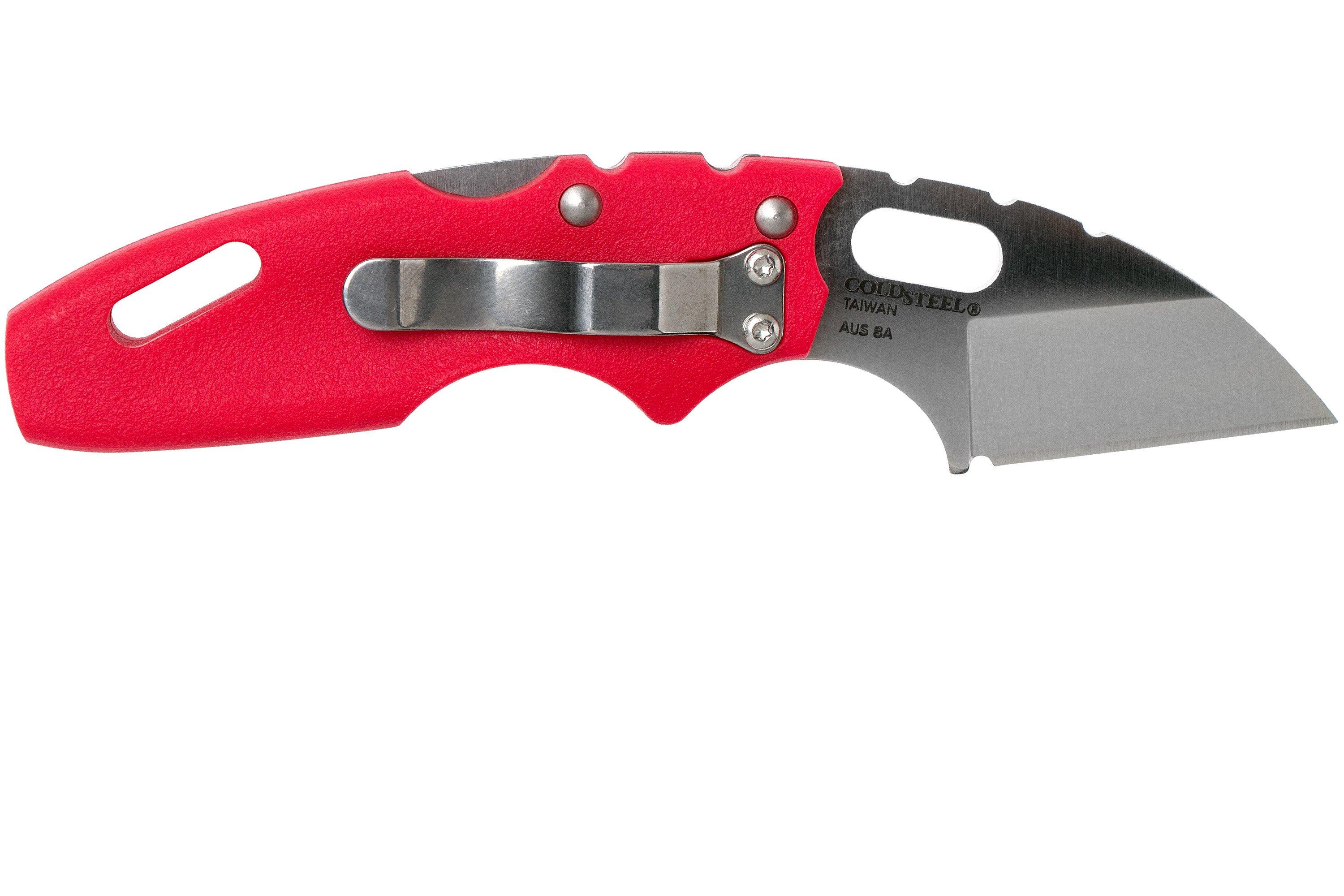 Cold Steel Mini Tuff Lite 20MTR Red pocket knife | Advantageously ...