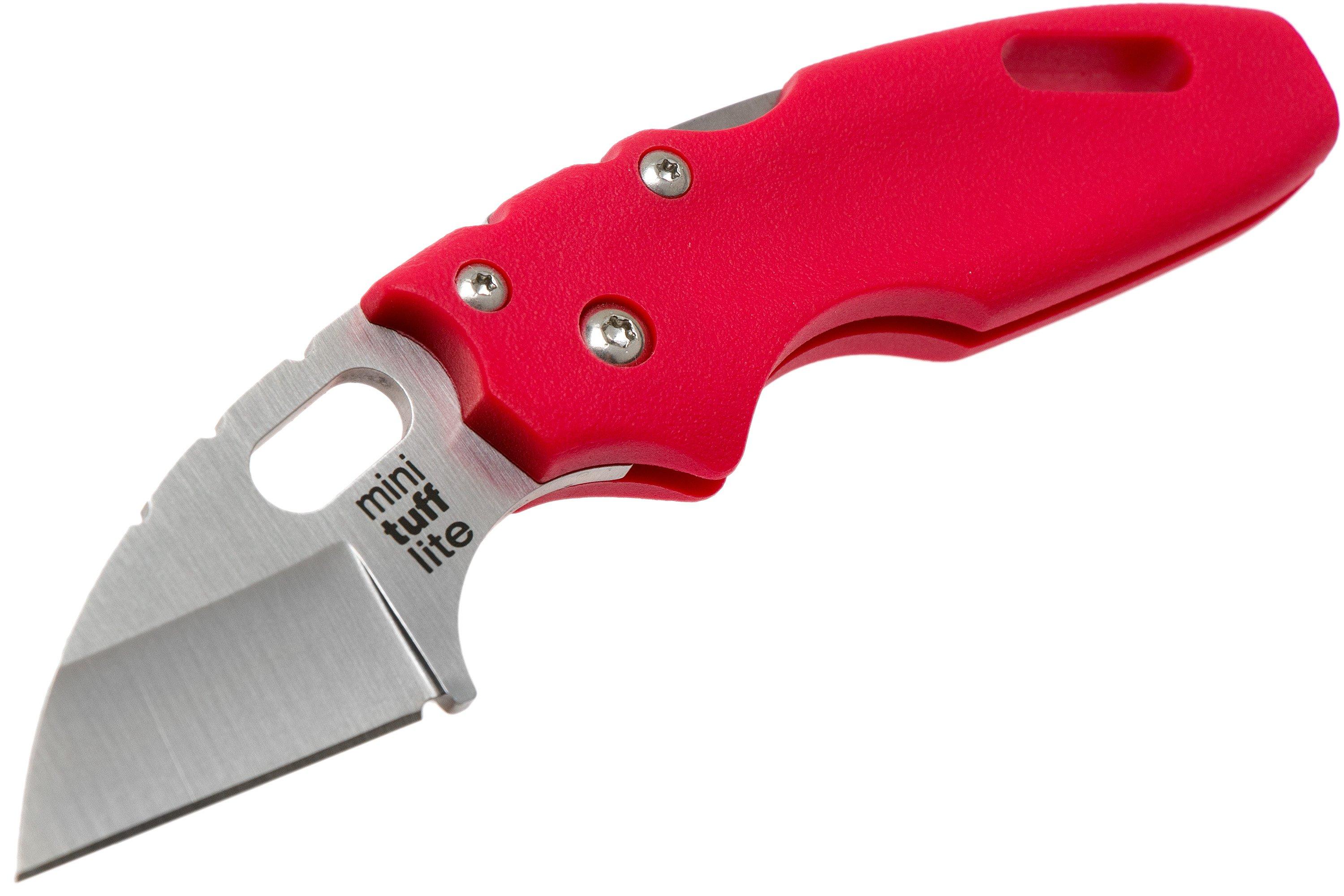 Cold Steel Mini Tuff Lite 20MTR Red pocket knife | Advantageously ...