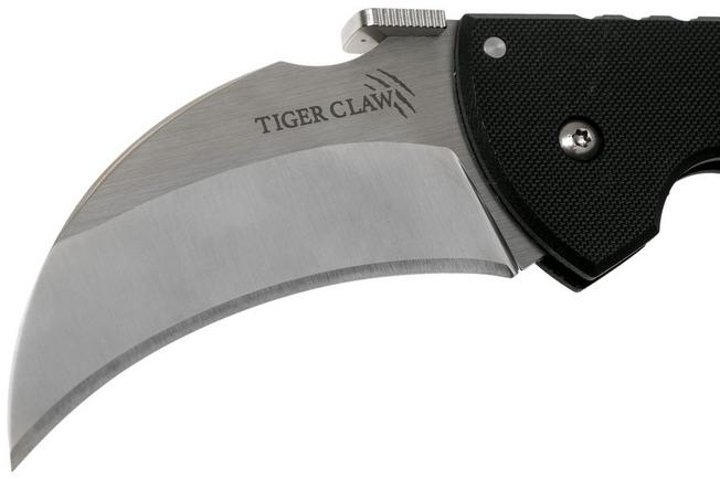 Cold Steel Tiger Claw plain edge 22C karambit pocket knife