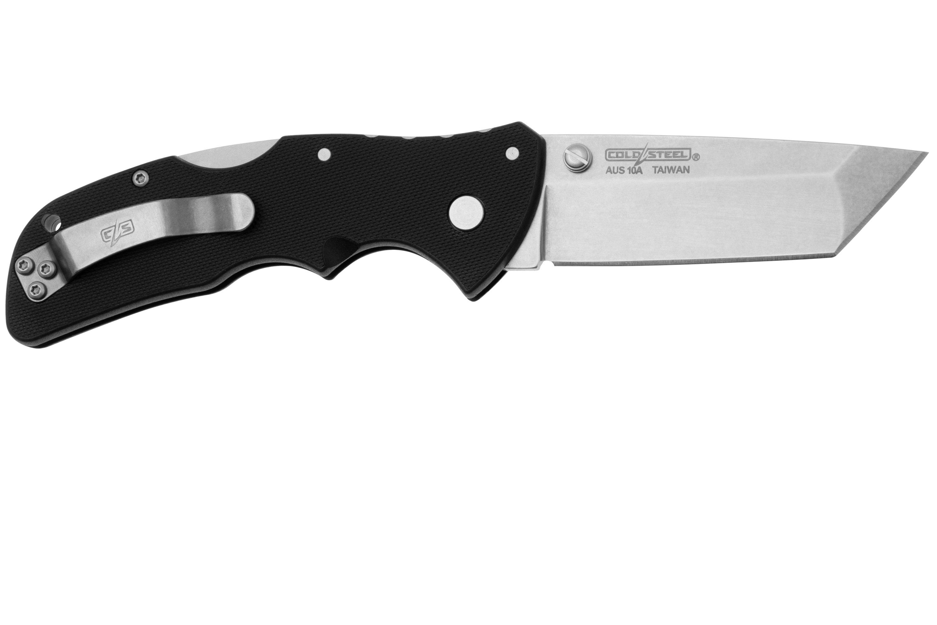 Nóż składany Cold Steel Mini Recon 1 AUS10A Tanto, Plain Edge 27BAT ...
