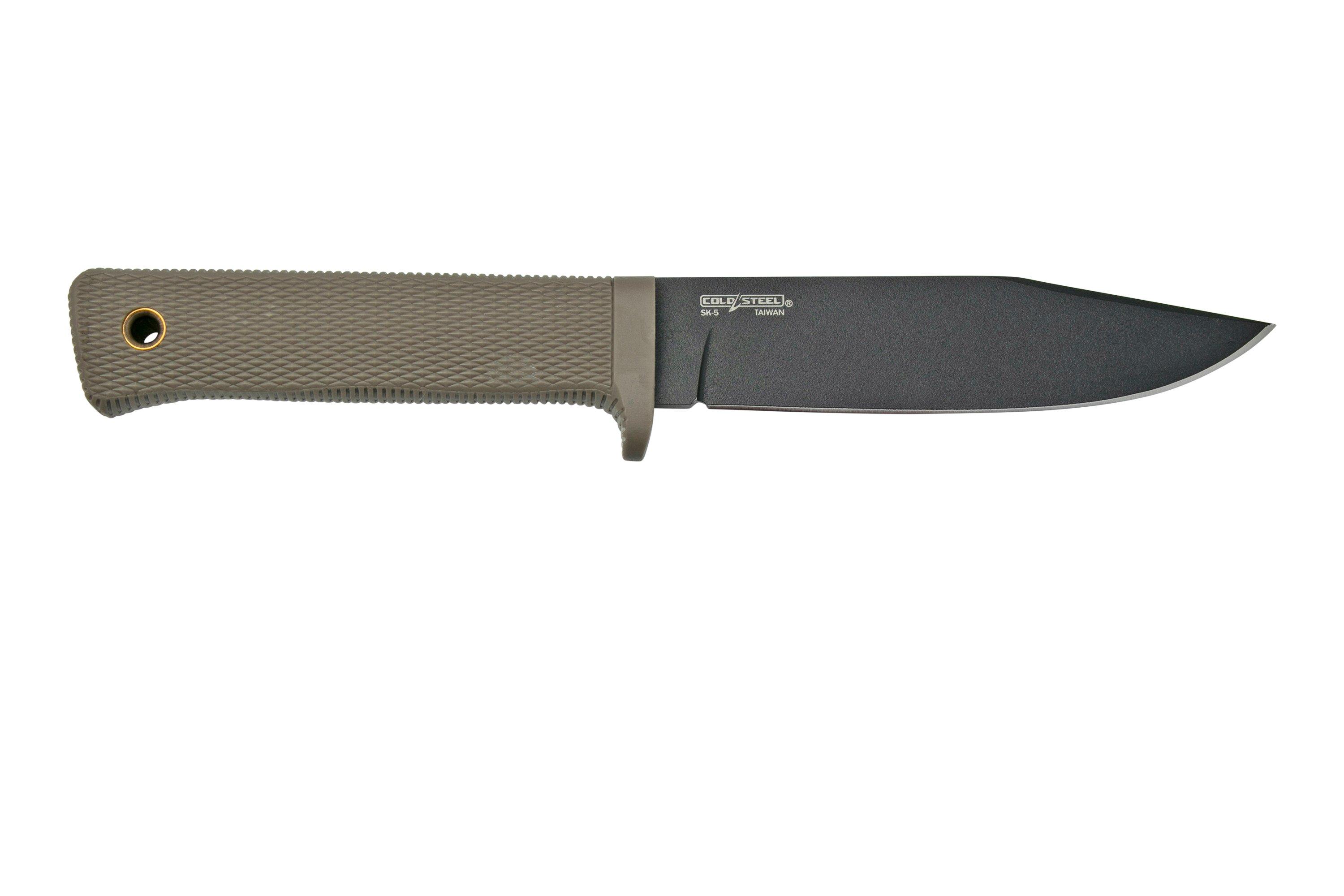 Cold steel srk compact 49lckddebk dark earth survival knife