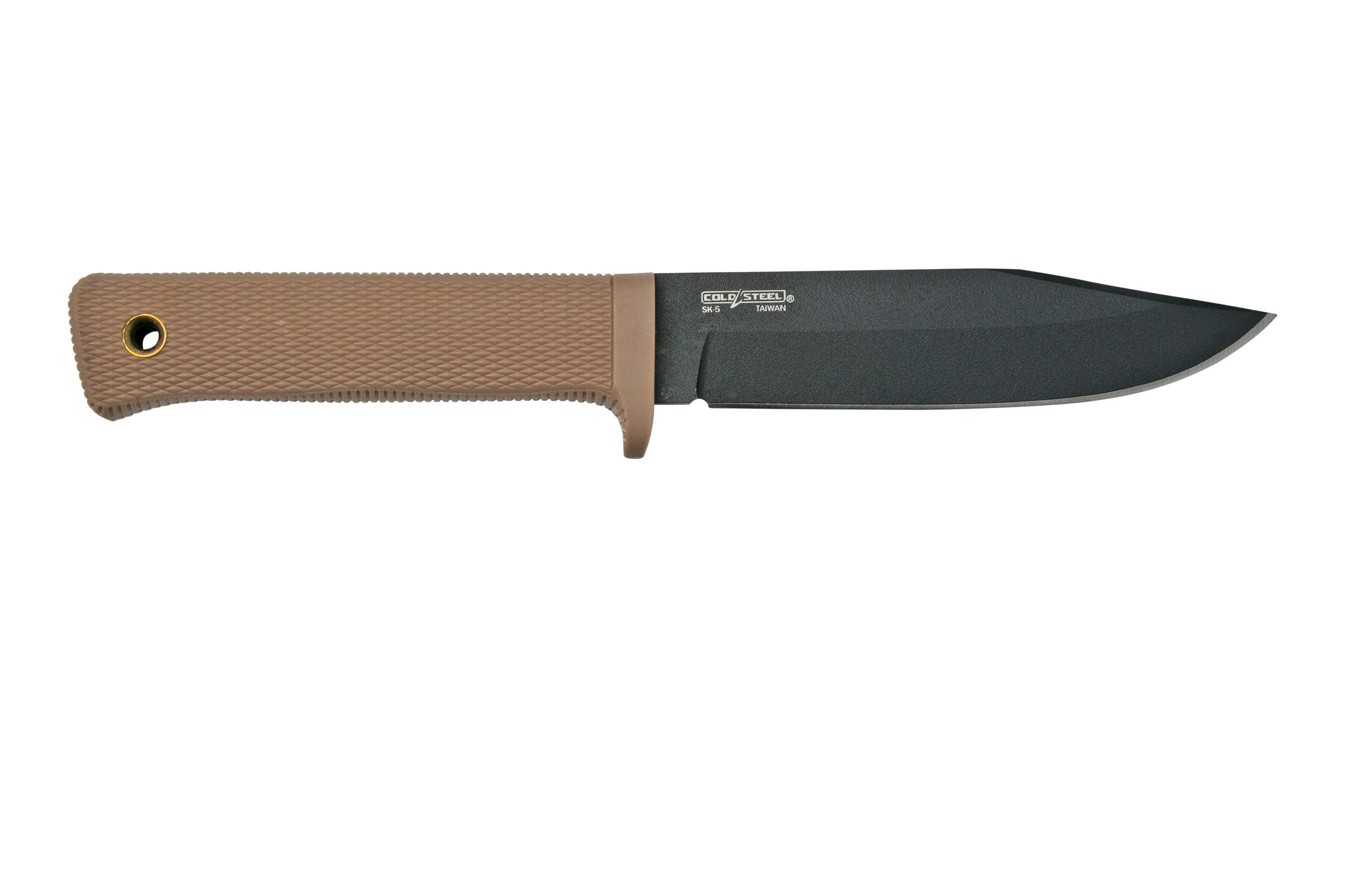 Cold Steel SRK Compact 49LCKDDTBK Desert Tan, Survivalmesser ...