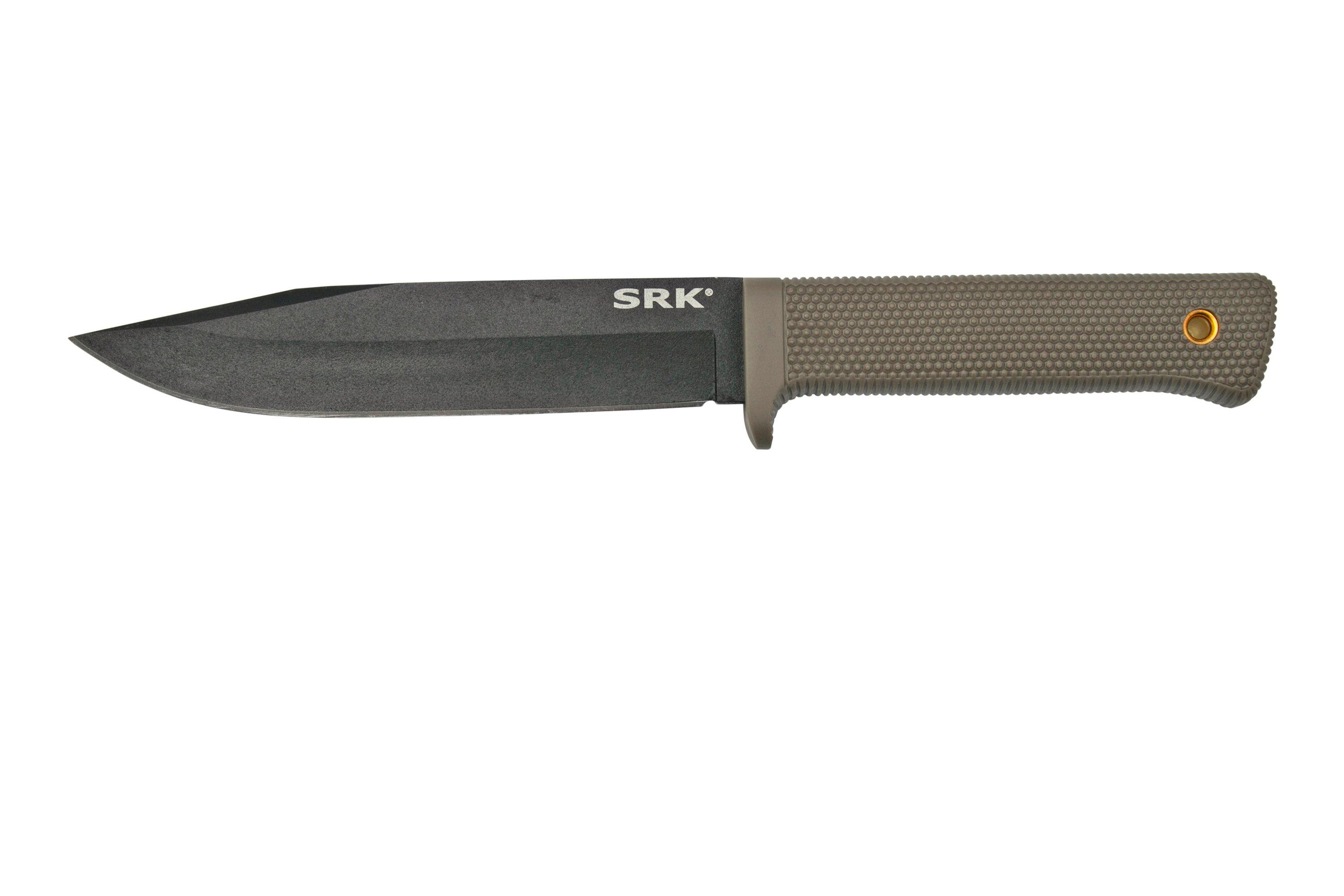 Cold Steel SRK 49LCKDEBK Dark Earth Vaststaand Mes Voordelig Kopen   CS49LCKDEBK 01 Coldsteel