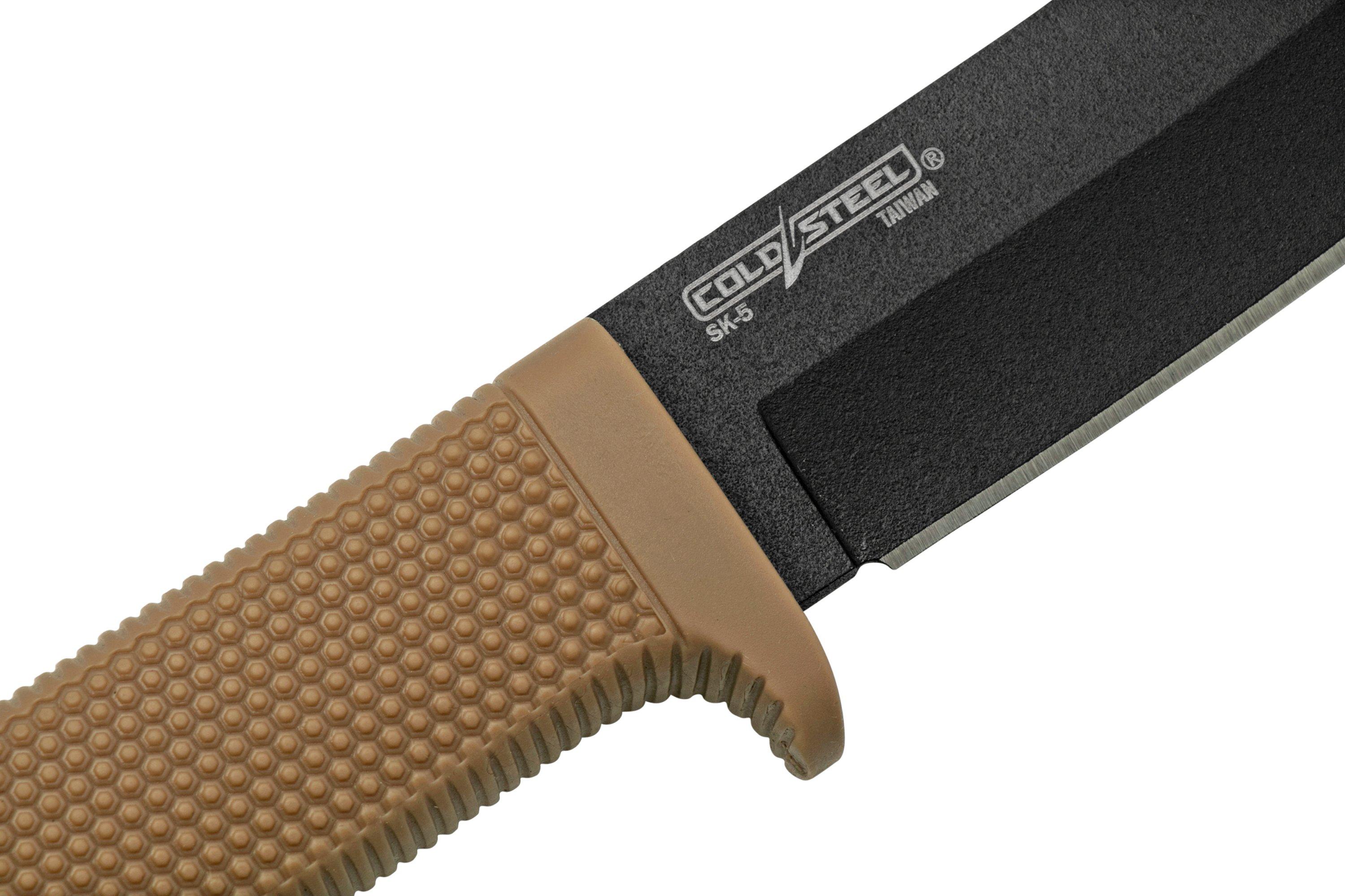 Cold Steel Recon Tanto SK5 49LRTDTBK Desert Tan, Black, fixed knife ...