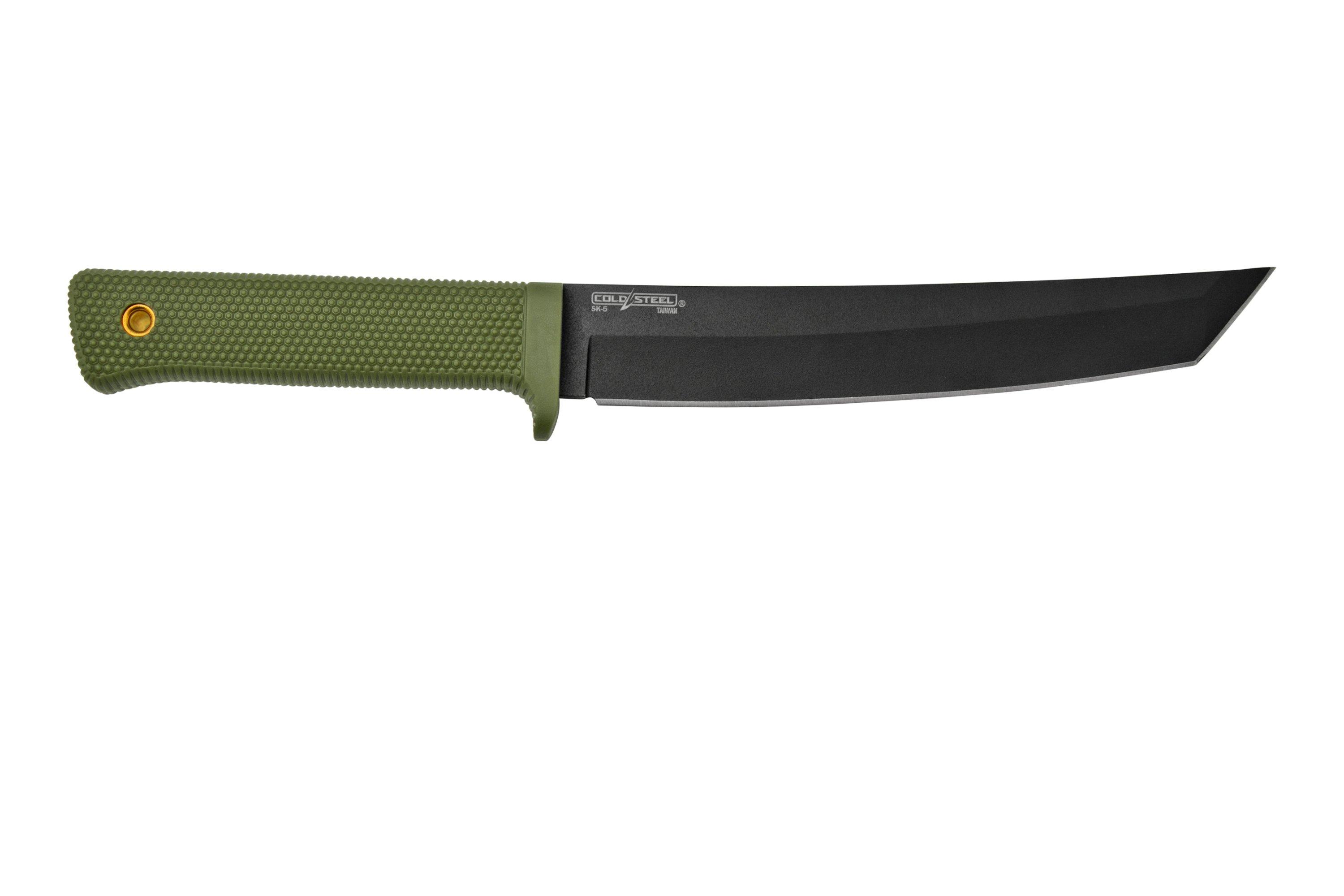 Cold Steel Recon Tanto SK5 49LRTODBK OD-verde, Black, faca fixa ...