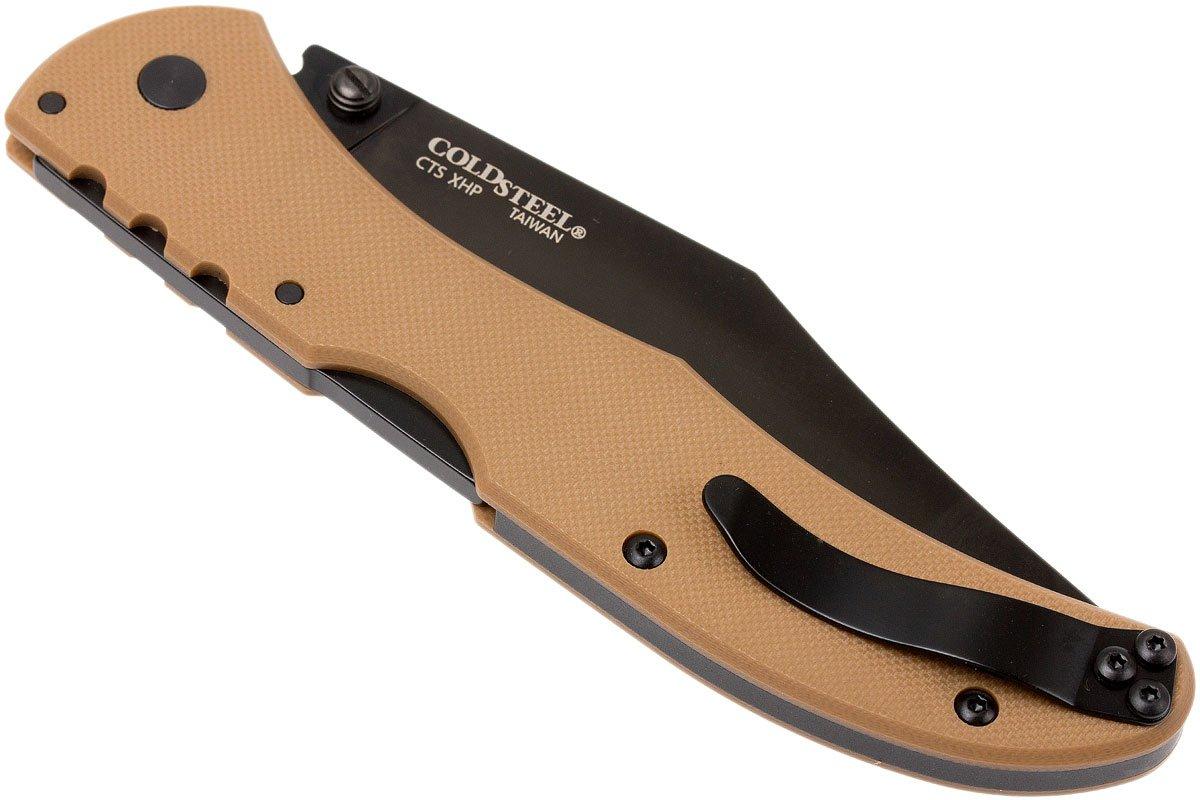 Cold Steel Broken Skull II pocket knife, coyote tan | Advantageously ...