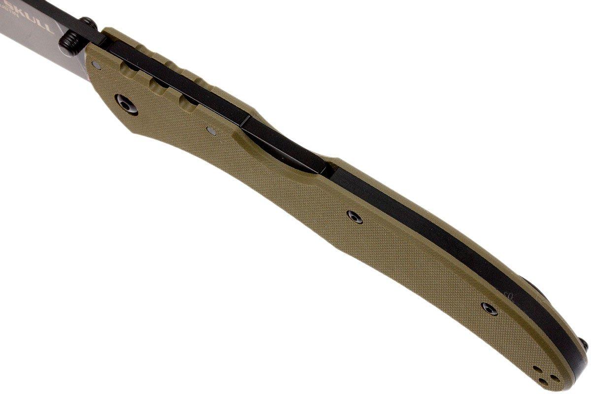 Cold Steel Broken Skull III pocket knife, olive drab | Advantageously ...