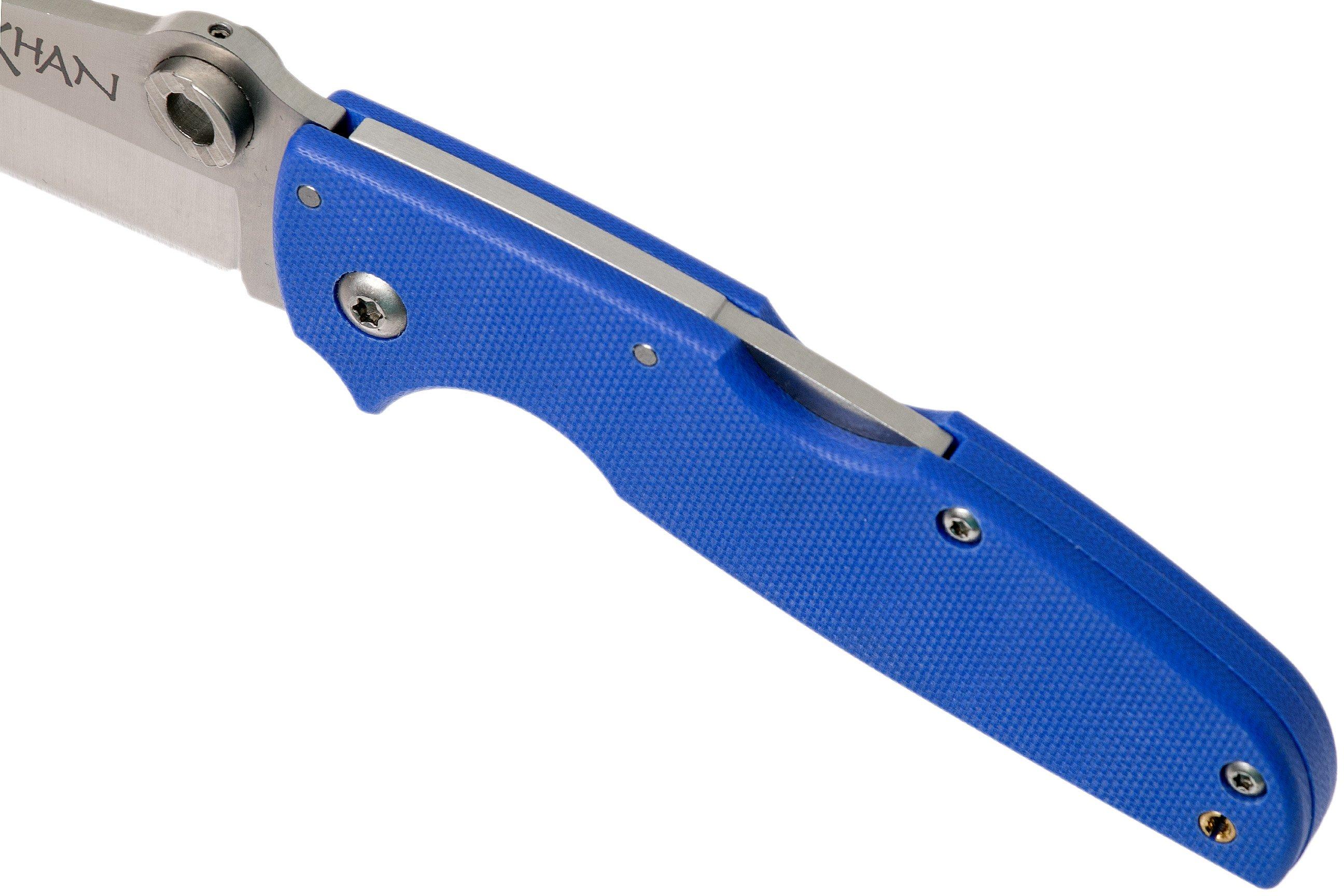 Cold Steel Khan 54T Blue pocket knife, Mike Wallace design