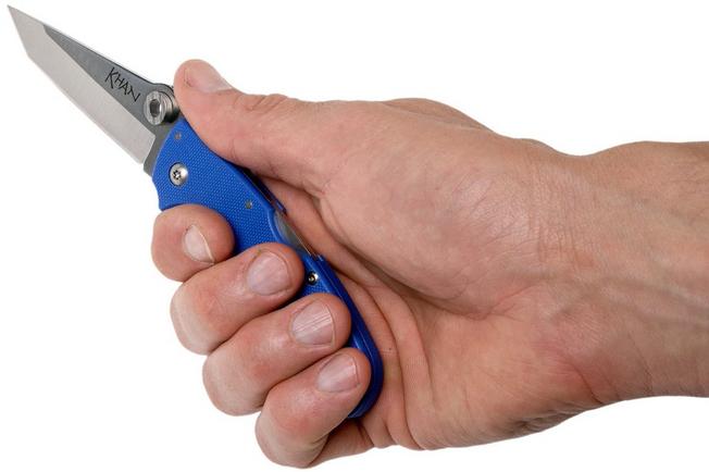 Image for Cold Steel Khan 54T Blue pocket knife, Mike Wallace design