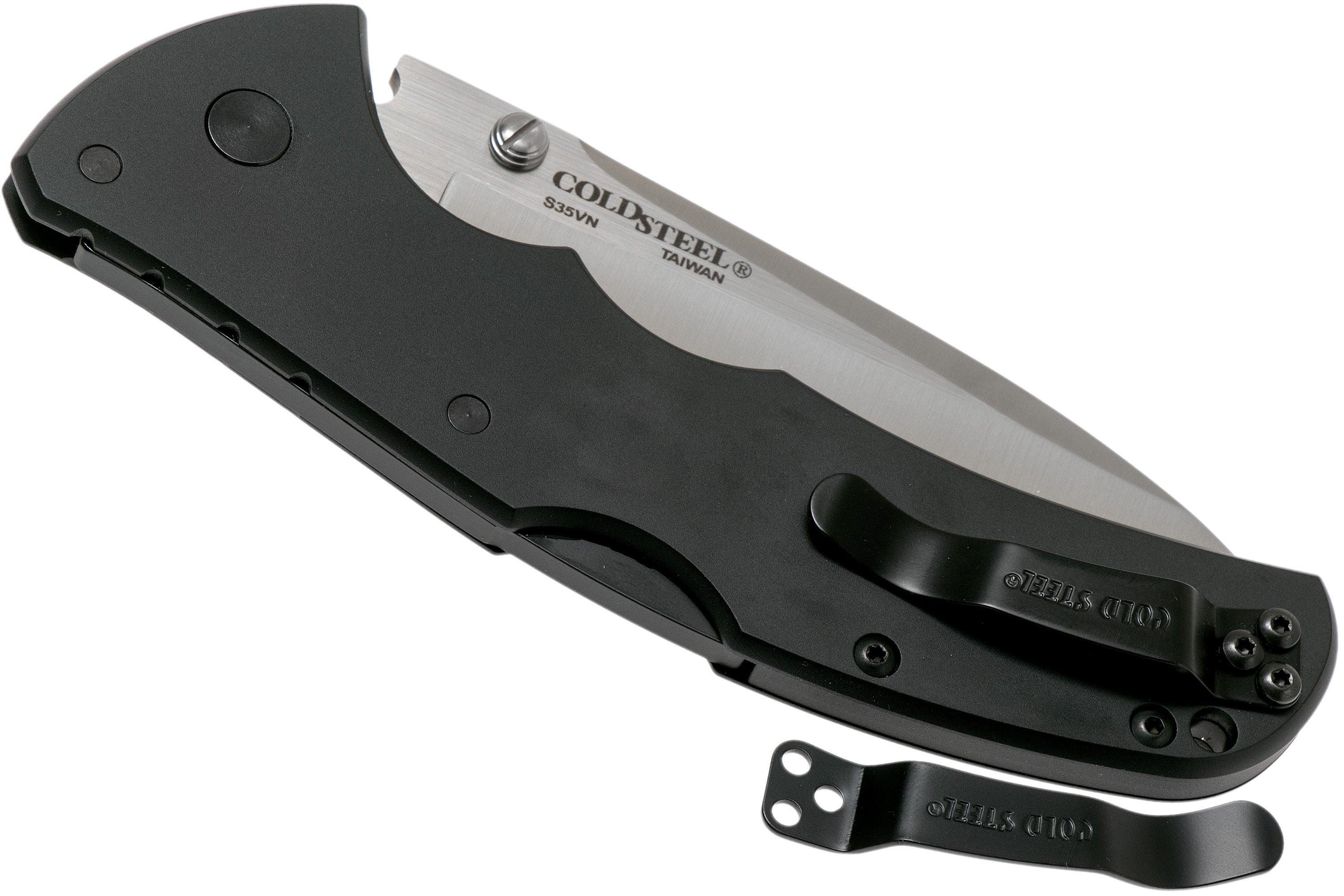 Cold Steel Code 4 Spear Point 58PAS Schwarz CPM S35VN plain edge ...