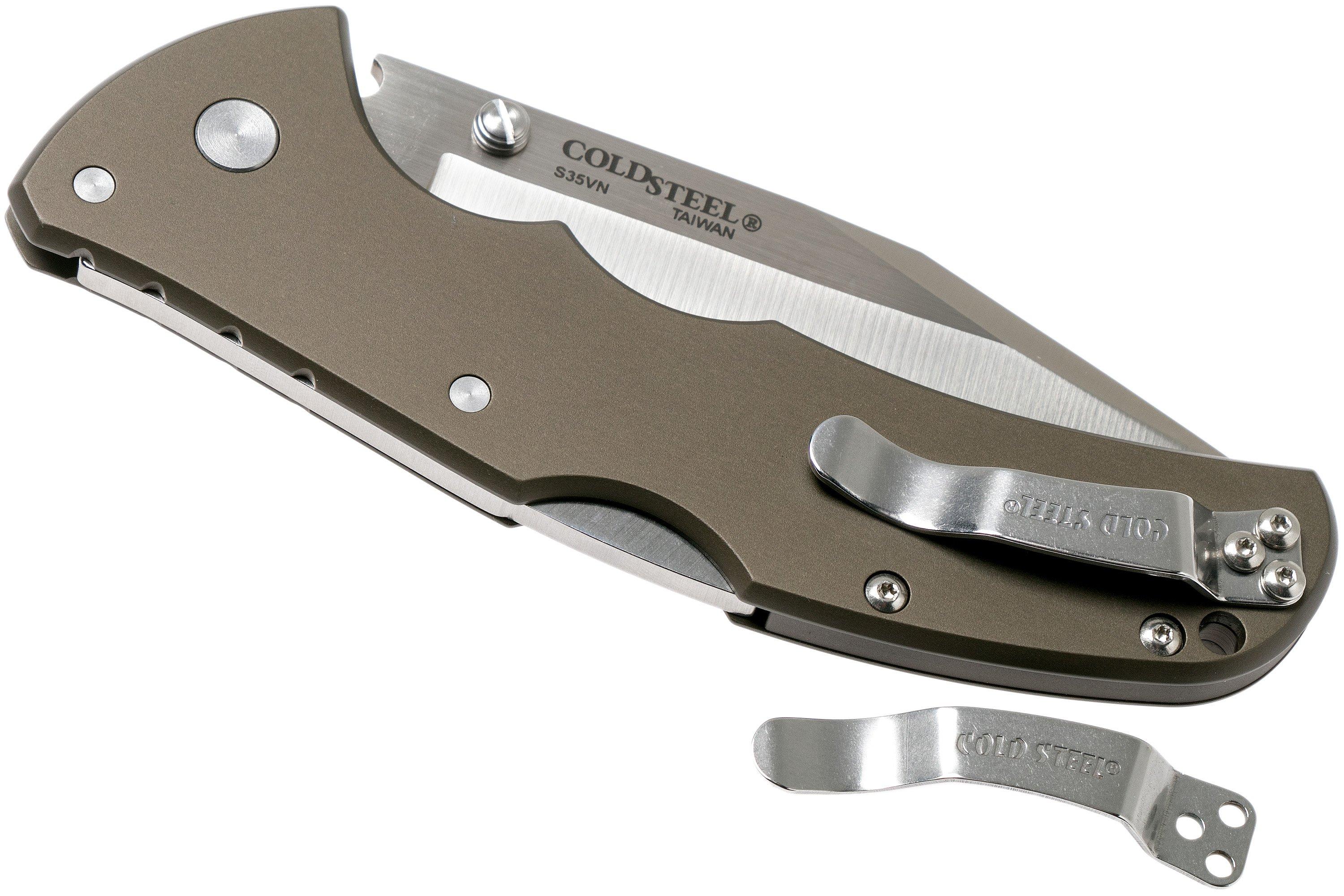 Cold Steel Code 4 Clip Point 58PS CPM S35VN plain edge, pocket knife Advantageously shopping