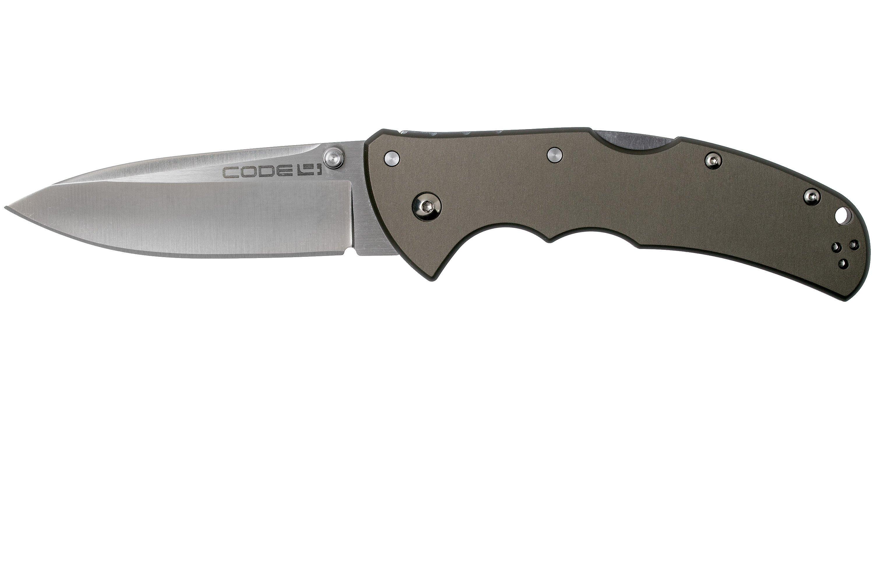 Cold Steel Code 4 Spear Point 58PS CPM S35VN plain edge, pocket