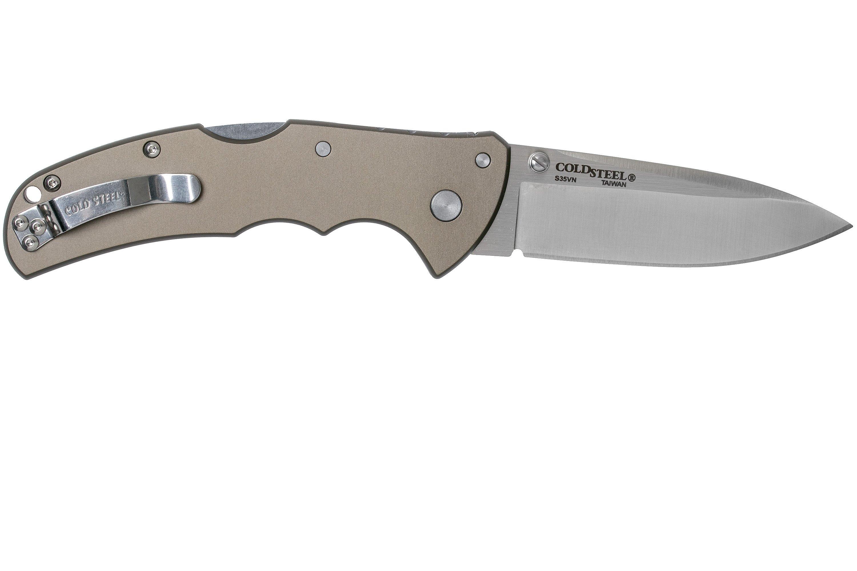 Cold Steel Code 4 Spear Point 58PS CPM S35VN plain edge, pocket knife ...