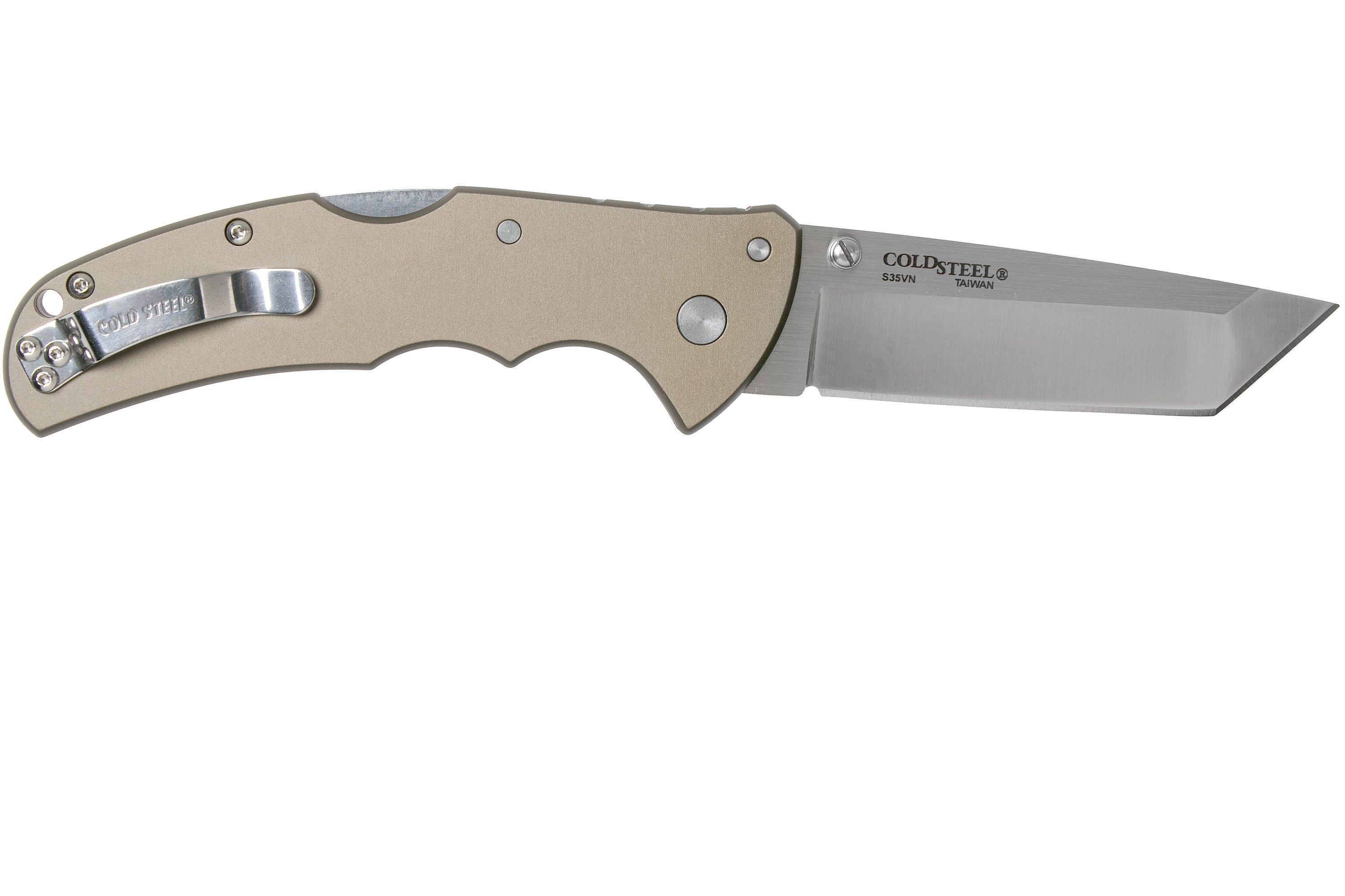Cold Steel Code 4 Tanto 58PT CPM S35VN plain edge, pocket knife ...