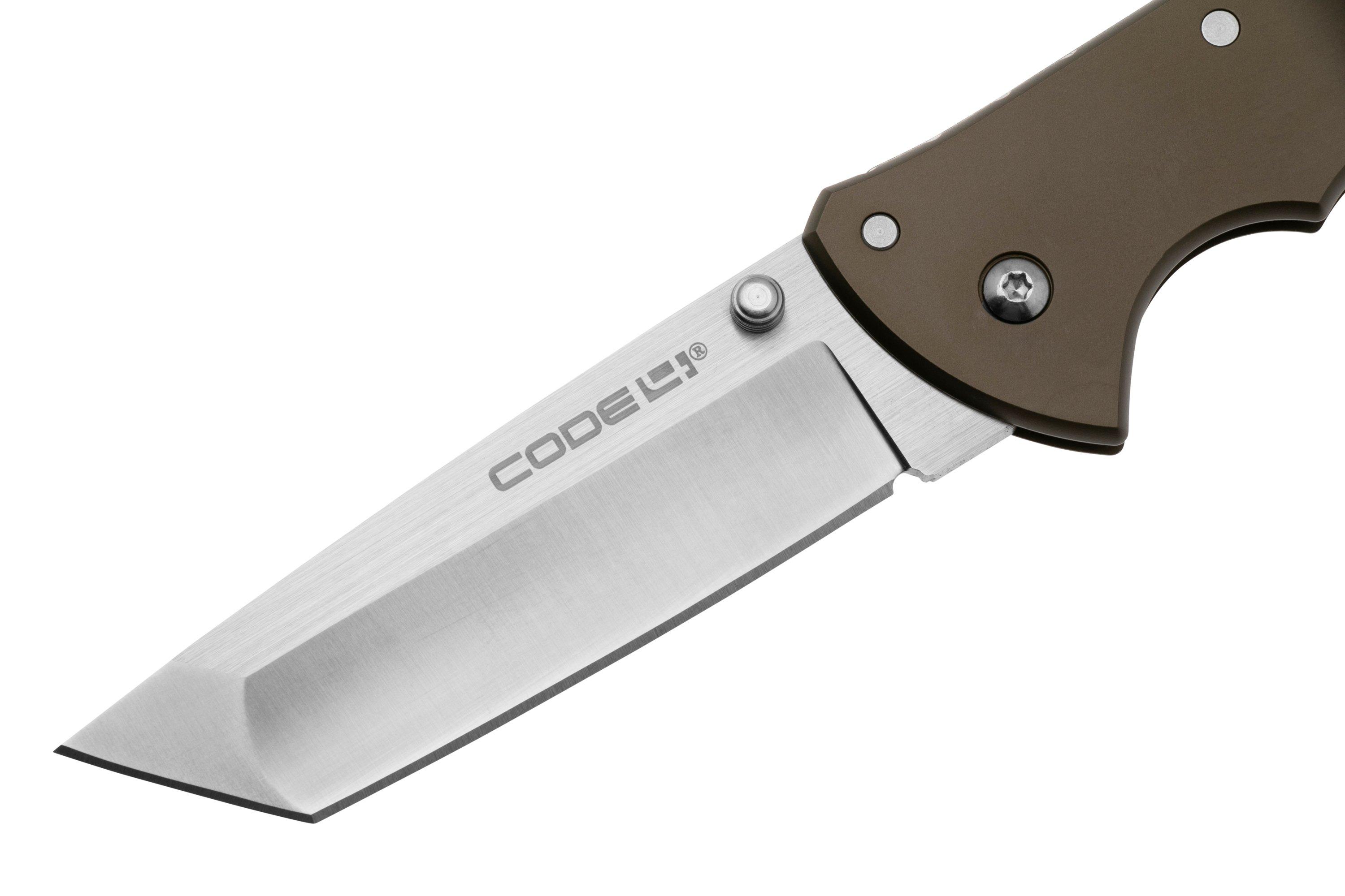 Cold Steel Code 4 Tanto 58PT CPM S35VN plain edge, pocket knife ...