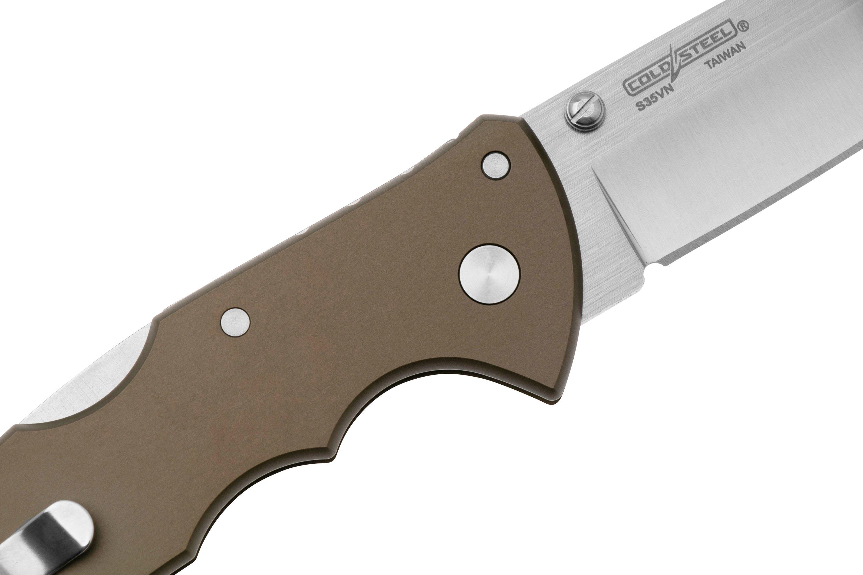 Cold Steel Code 4 Tanto 58PT CPM S35VN plain edge, pocket knife ...