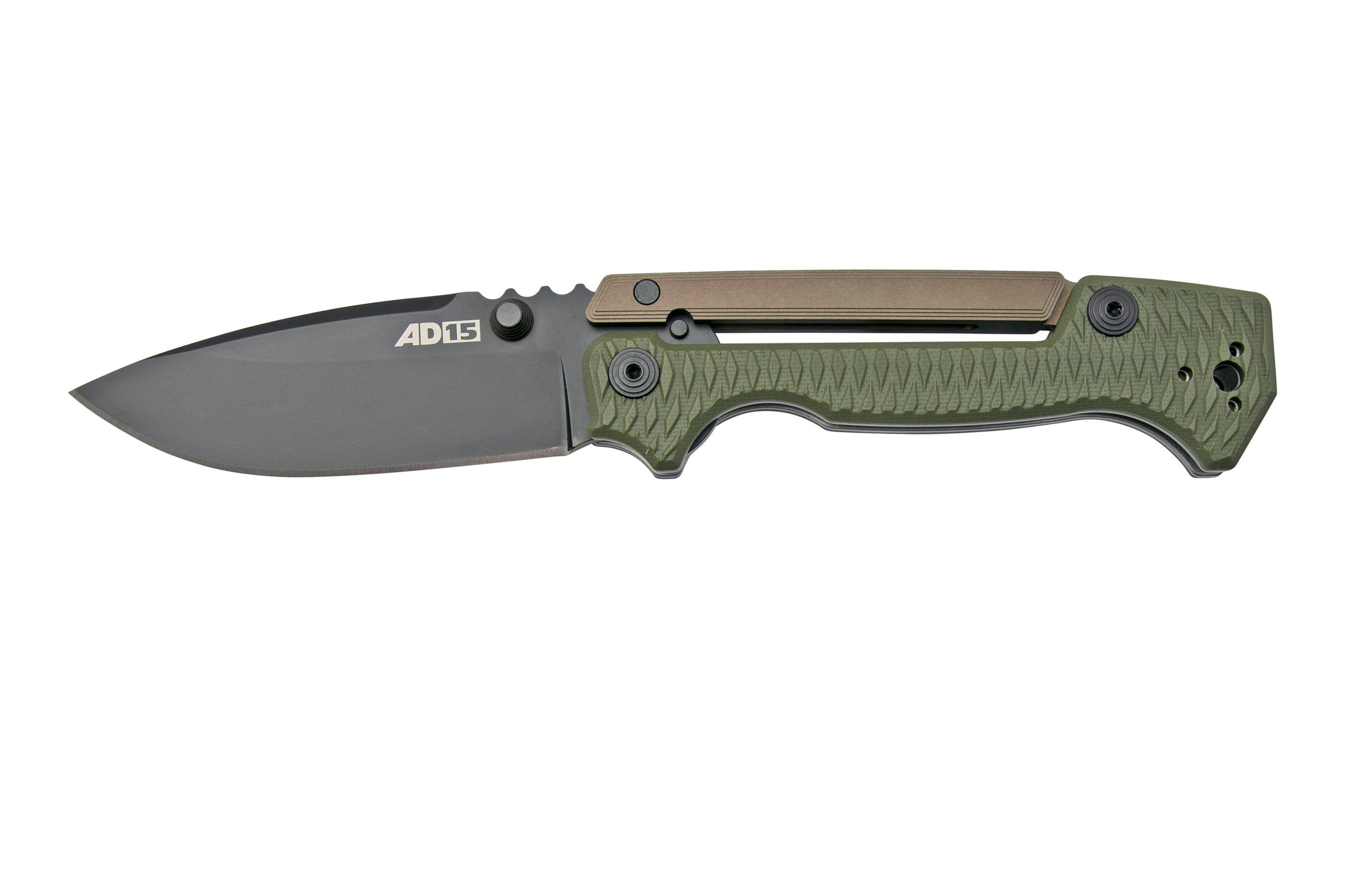 Cold Steel AD-15 Scorpion Lock 58SQODBK OD Green Black pocket