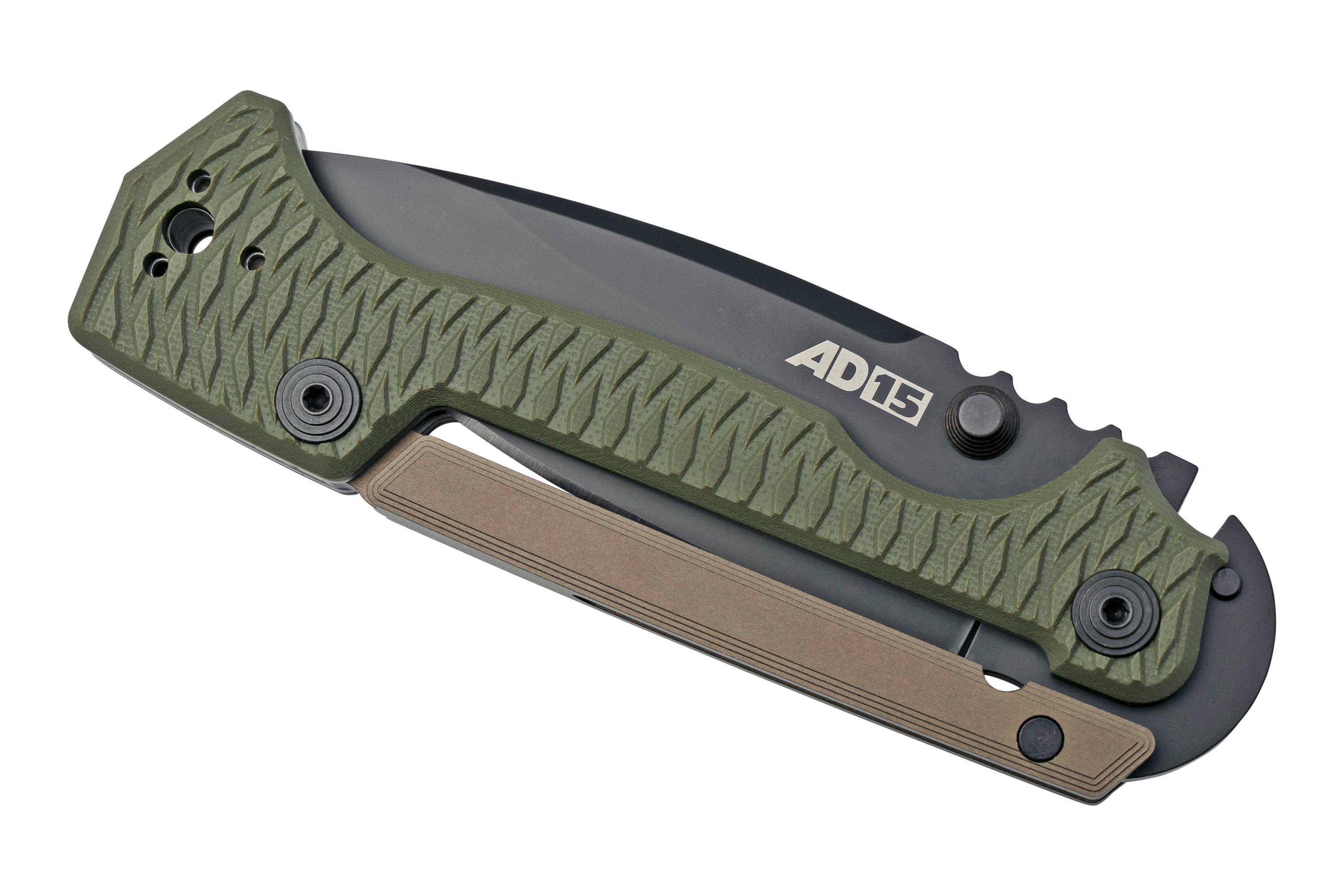 Cold Steel AD15 Scorpion Lock 58SQODBK OD Green Black pocket knife