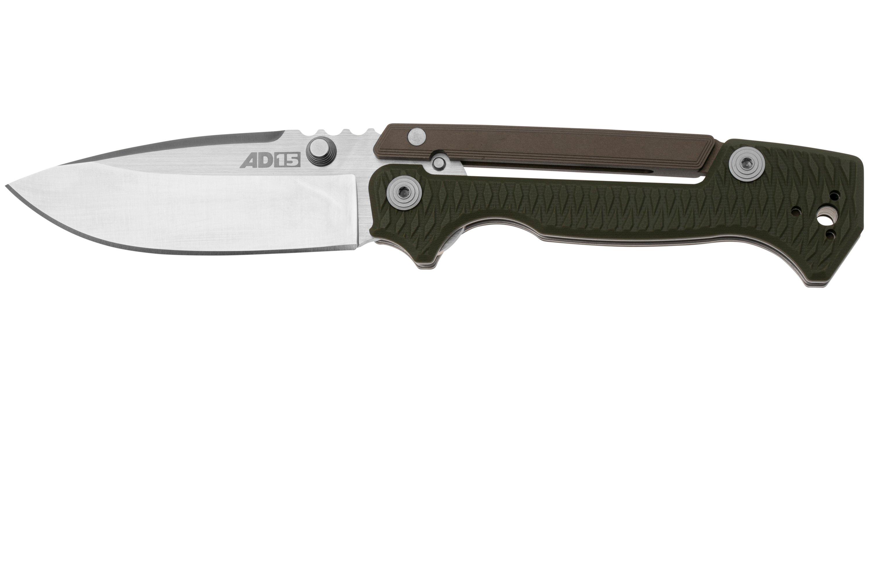 Nóż składany Cold Steel AD-15 OD Green 58SQ, projekt Andrew Demko