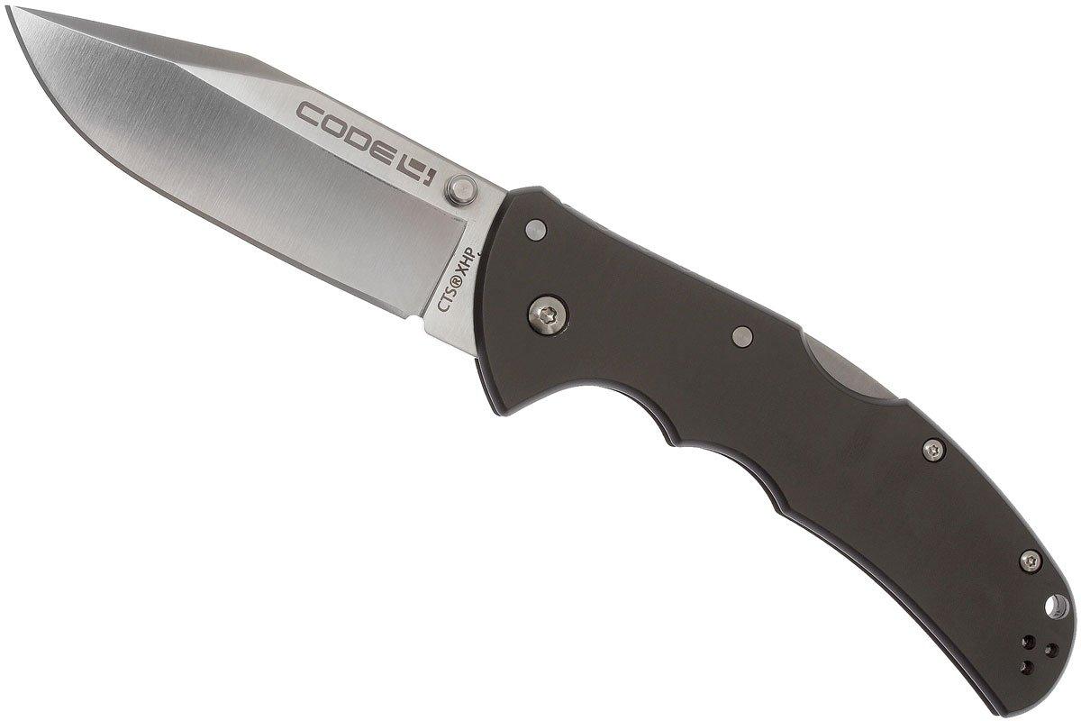 Cold Steel Code 4 Clip Point CTSXHP, plain edge Advantageously