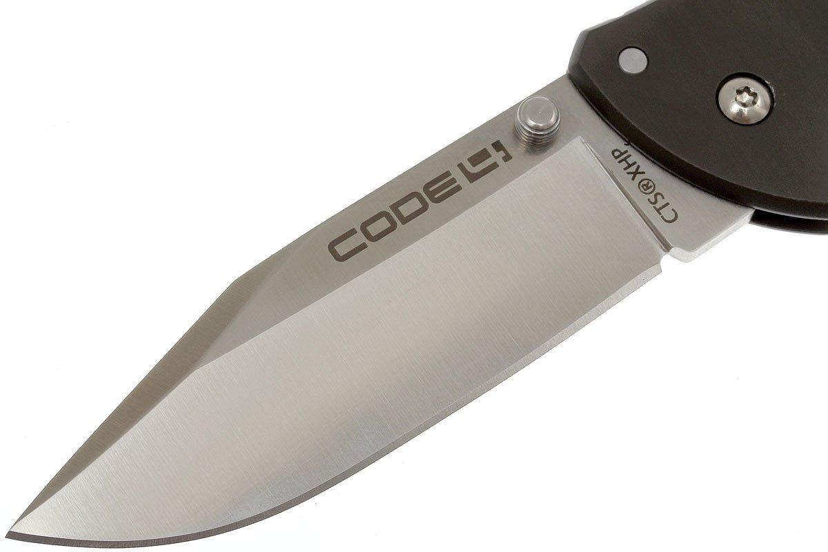 Cold Steel Code 4 Clip Point CTS-XHP, plain edge | Advantageously