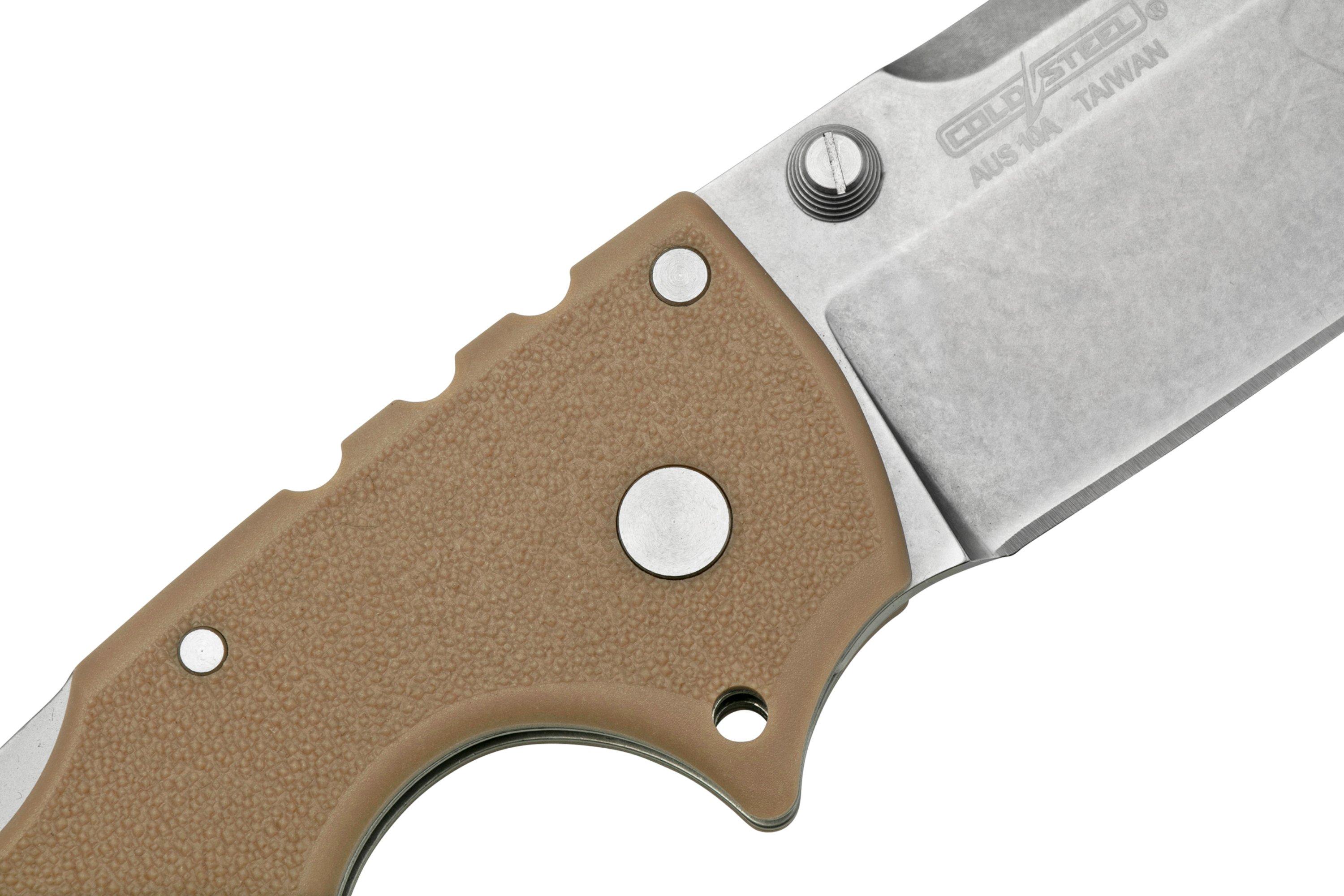 Nóż składany Cold Steel 4 Max Scout 62RQDTSW Desert Tan, projekt