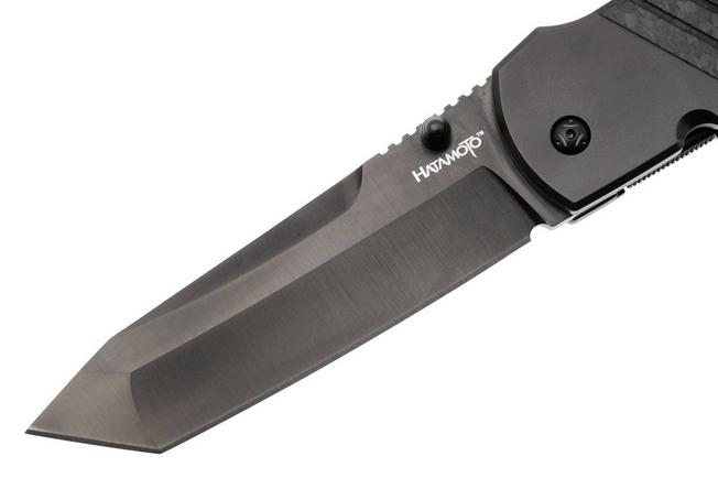 Afbeelding voor Cold Steel Hatamoto FL40HATA DLC 20CV, Forged Carbon Titanium Bolsters, zakmes