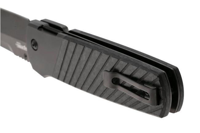 Afbeelding voor Cold Steel Hatamoto FL40HATA DLC 20CV, Forged Carbon Titanium Bolsters, zakmes