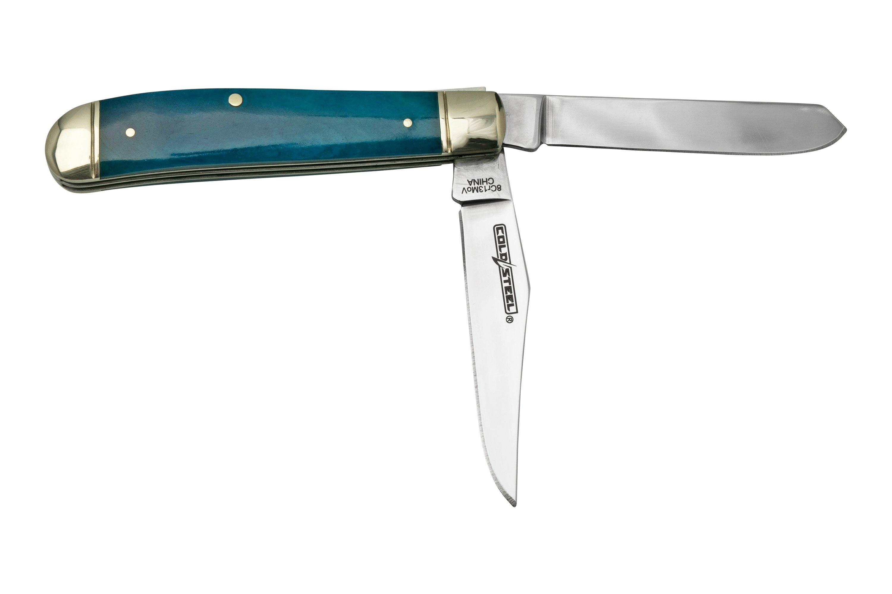 Cold Steel Mini Trapper FL-MTRPR-B Blue Bone, zakmes | Voordelig kopen ...