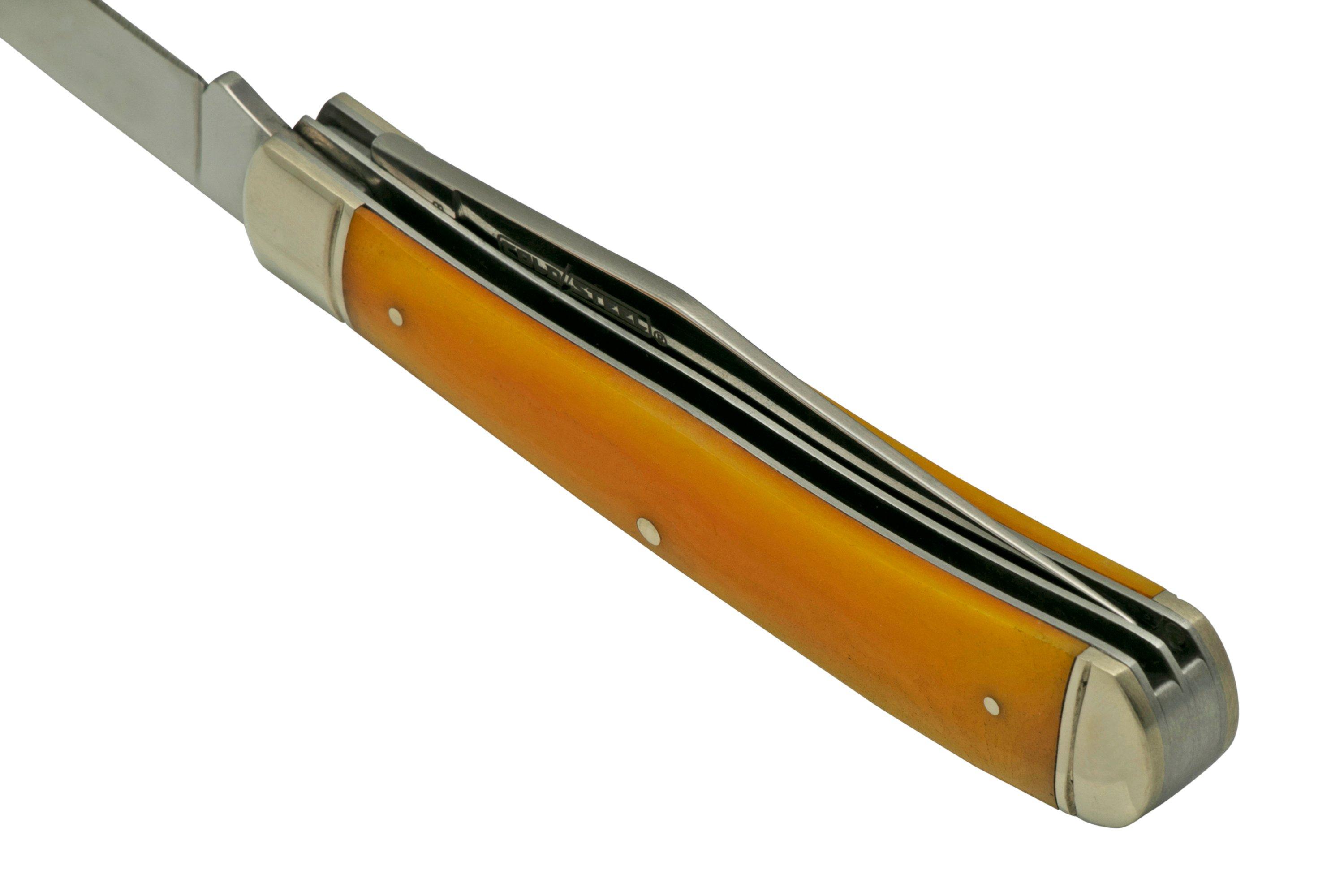 Cold Steel Trapper FLTRPRY, Yellow Bone, pocket knife