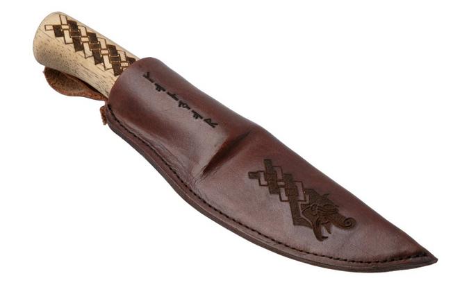 Bild für Condor Norse Dragon Hunter Knife CTK1022-3.8SK 14C28N, Burnt American Hickory Wood, Fahrtenmesser